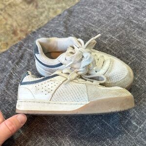 Zara size 24 kids sneakers is 7.5 lace up rubber sole
